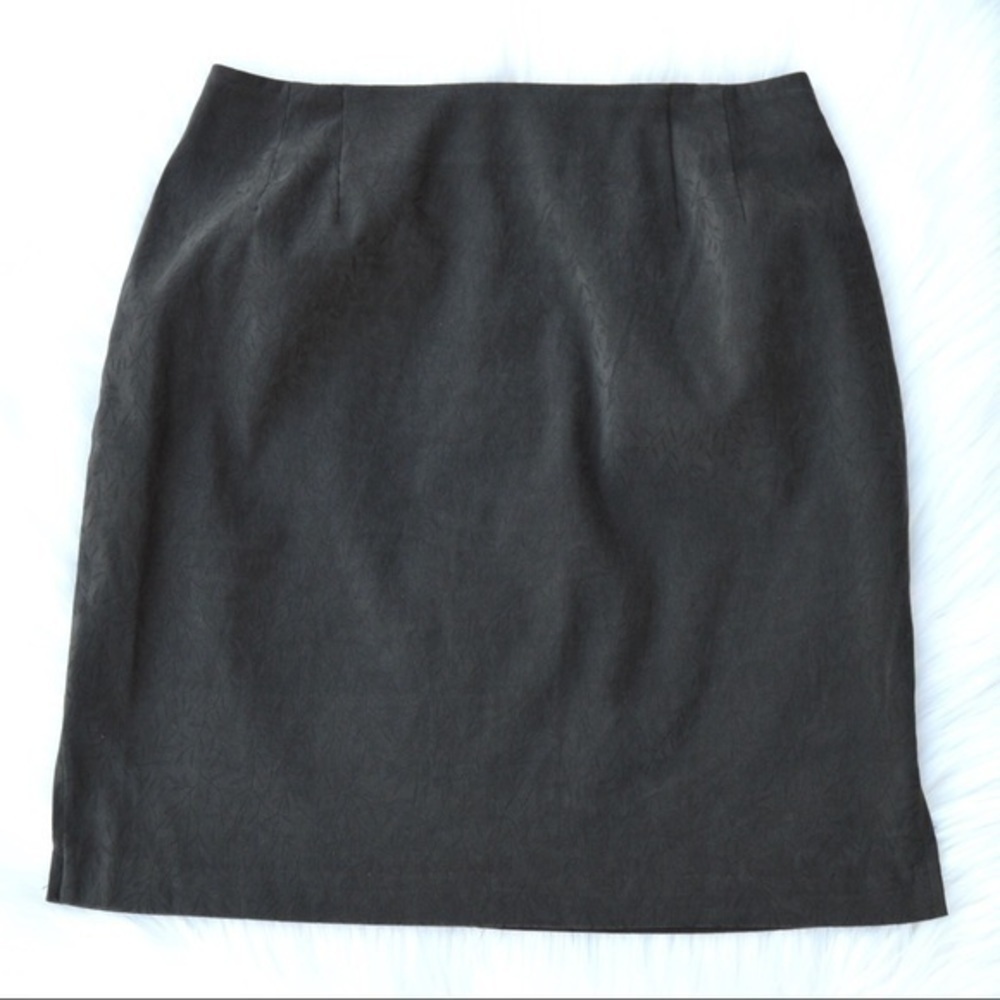 VINTAGE Faux Suede Print Skirt JR‎ Bentley